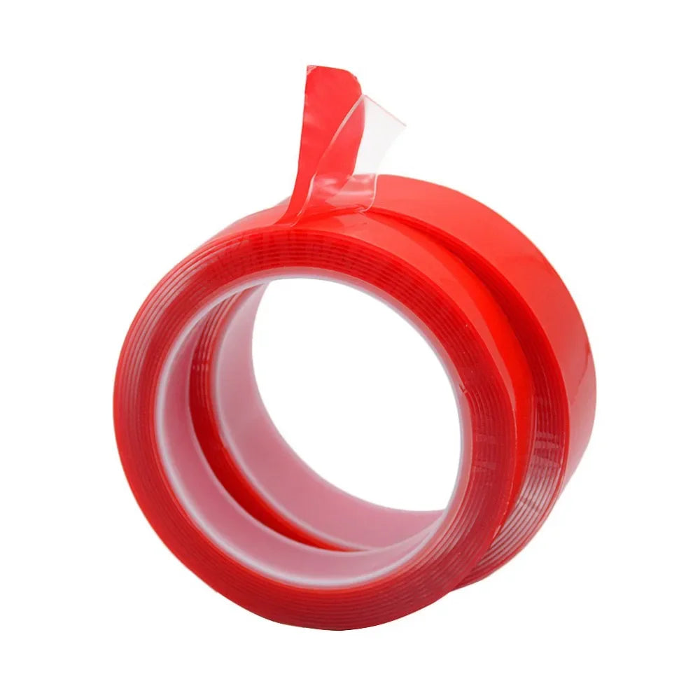 Cinta transparente resistente de 3M Cinta de doble cara resistente a la temperatura para coche Sin rastros Cinta impermeable Limpieza y protección del coche Herramientas