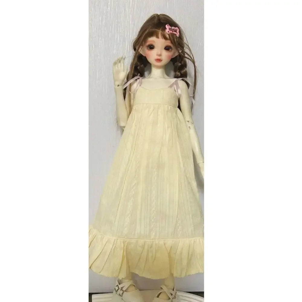 Handmake Doll Dresses Pajamas Mini Fashion Doll Princess Long Skirt DIY Accessories for 1/3 1/4 1/6 BJD 30/45/60cm Dolls