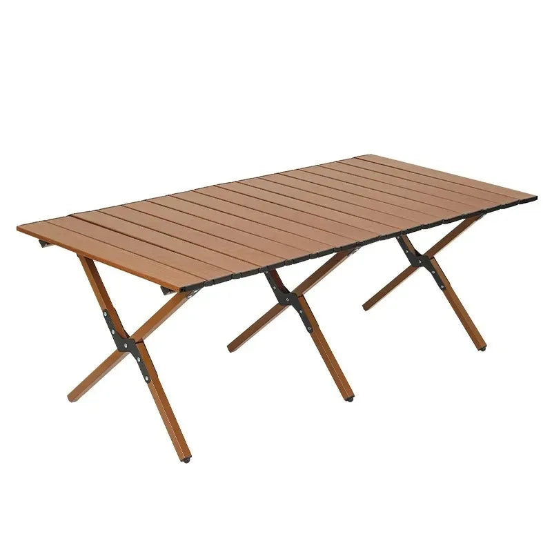 Mesa de pícnic para exteriores, escritorio de aluminio ligero, mesa plegable resistente, portátil, para acampar, para uso en el jardín y fiestas