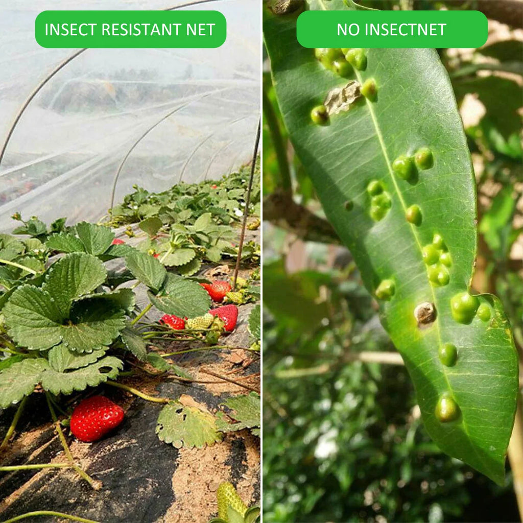 Red de Protección contra Insectos para Jardín, Cubierta Protectora de Plantas, Verduras y Frutas, Control de Pequeñas Plagas y Aves, Suministros para Jardinería