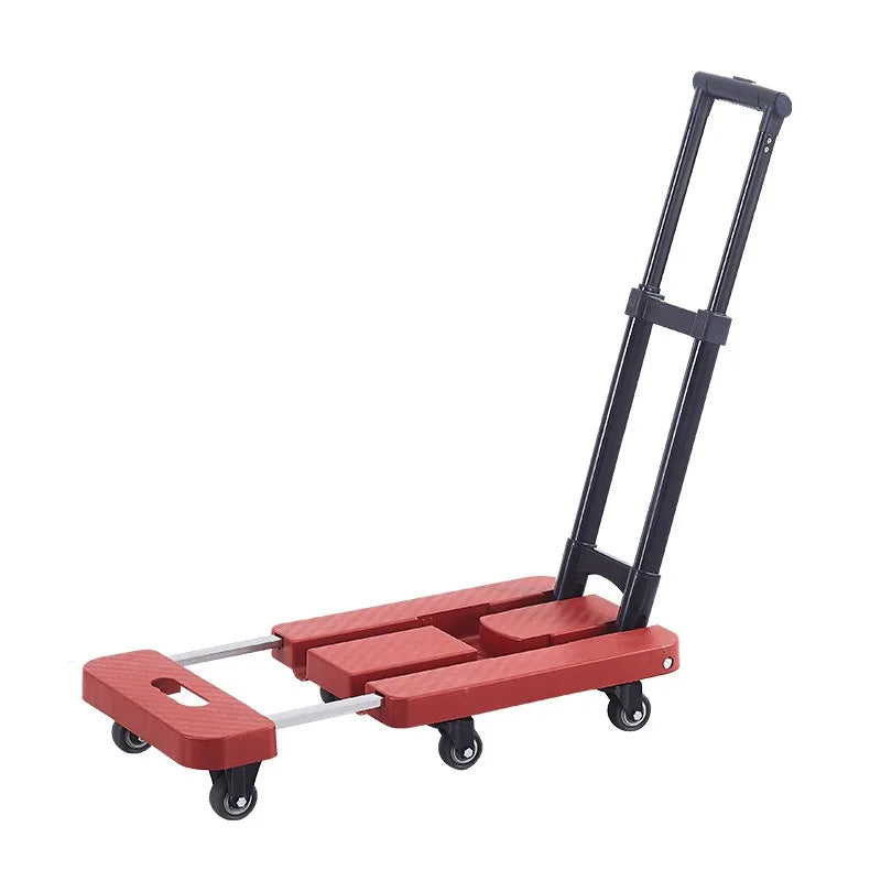 Carrito plegable portátil, carro de mano, carro de mudanza, carro de plataforma, carrito de compras