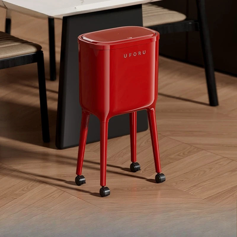 Cubos de basura - Bote de basura con pedal y tapa, gran capacidad, para cocina, baño, sala de estar, cierre suave, para el hogar
