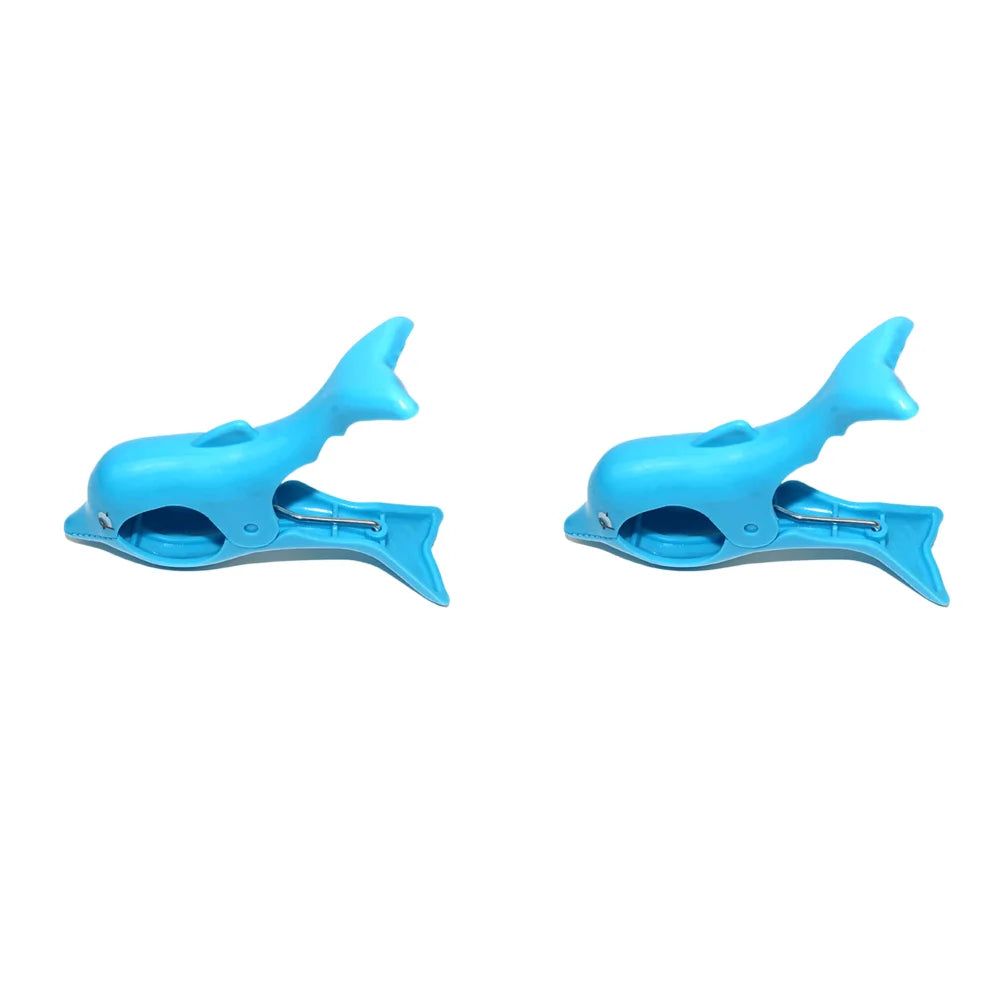 Cute Plastic Beach Towels Clips Large Drying Racks Retaining Clip Windproof Clothes Pegs Pins Animal Decorative Clothespins
