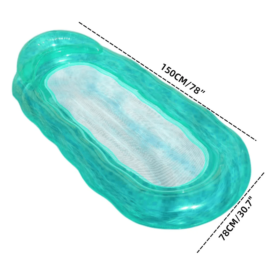 Flotador inflable para piscina para adultos - Flotadores de piscina Tumbonas Balsas Silla flotante con respaldo ajustable Portavasos Flotador de agua