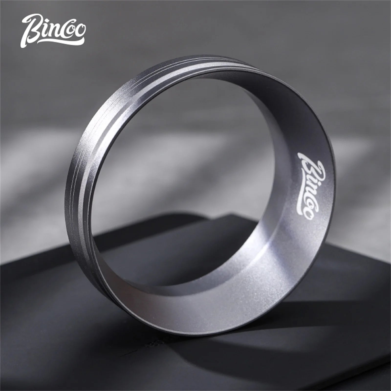 BINCOO 51mm 58mm Portafilter Dosing Ring, Magnetic Anti-Static Design for Strong Hold and Zero Coffee Spill During Prep