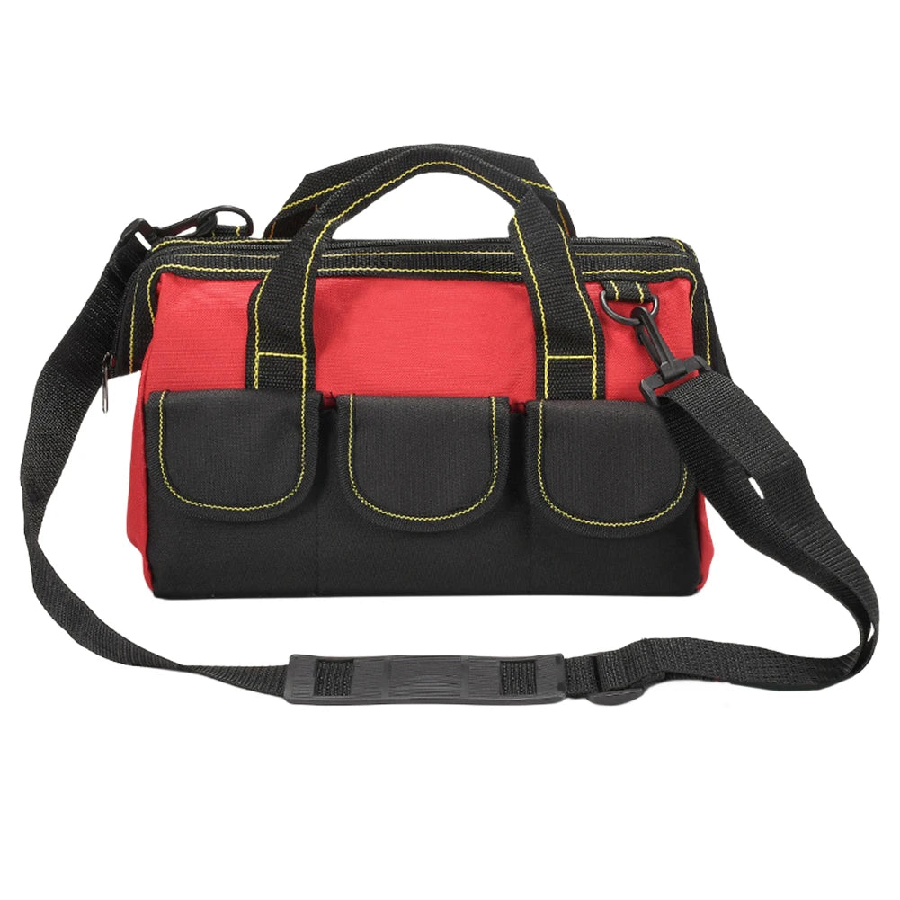Bolsa de herramientas para escalera telescópica, bolsa portátil para herramientas multiusos, bolsa de almacenamiento de herramientas para escalera de tijera, organizador de herramientas Oxford impermeable