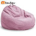 OTAUTAU Funda Gruesa Impermeable de Algodón para Puf Sin Relleno Silla Puf de Exterior Puf Sofá Tumbona Reclinable Sac DD023