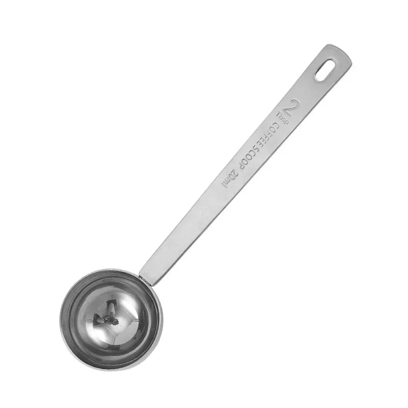 15/30ml Stainless Steel Measuring Spoon Powder Pressing Spoon Coffee Spoon with Scale Household Seasoning Spoon Measuring Spoon