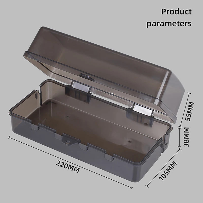 1Pc Outdoor Electrical Boxes Waterproof Cable Management Box Rain-Proof Weather Proof Plug Box Waterproof Box For Wiring Board