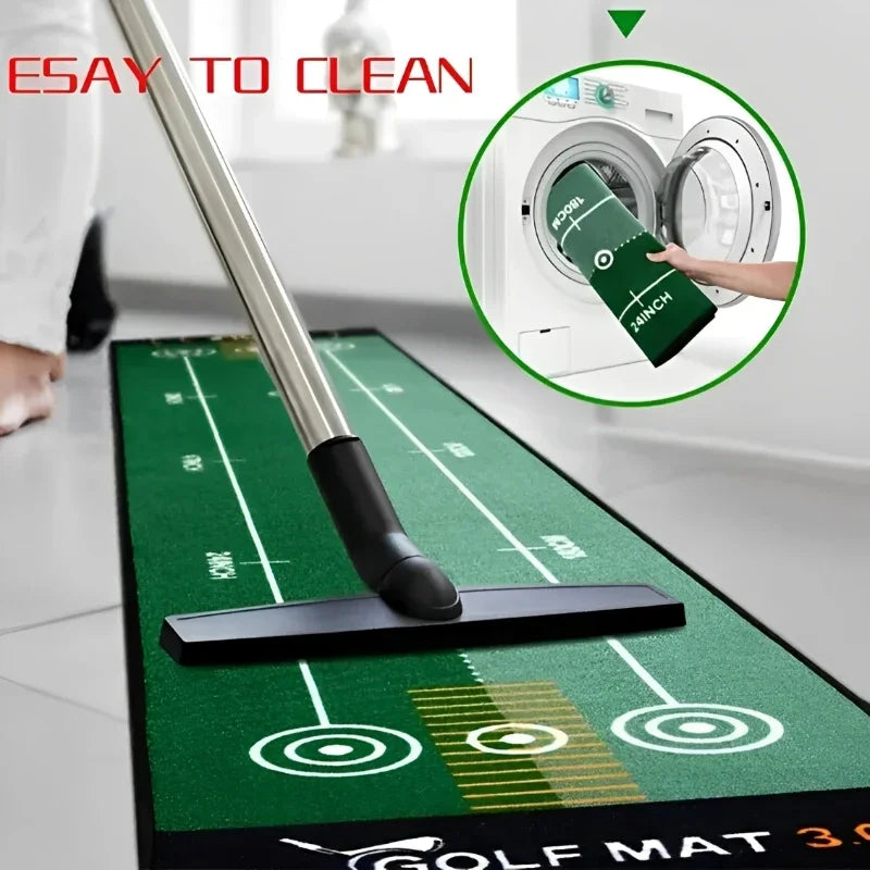 Tapete de golf para practicar putt en interiores y exteriores, alfombra de entrenamiento, almohadilla de calle de golf, lavable, antideslizante, 50x300cm JH1041