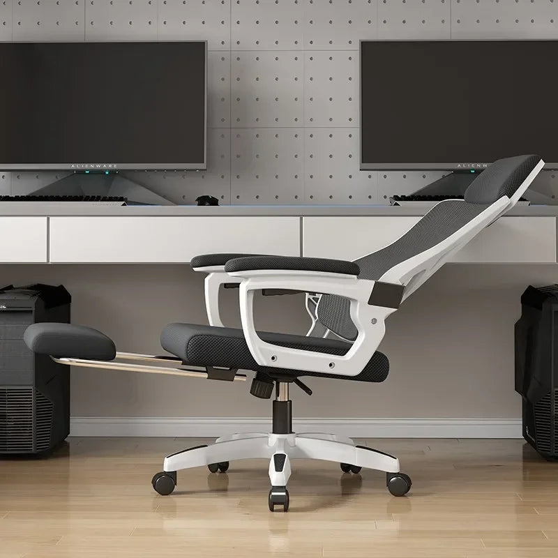 Silla de juego ajustable Silla de oficina en casa reclinable Silla cómoda para dormitorio de estudiantes Suministros para el hogar y la oficina