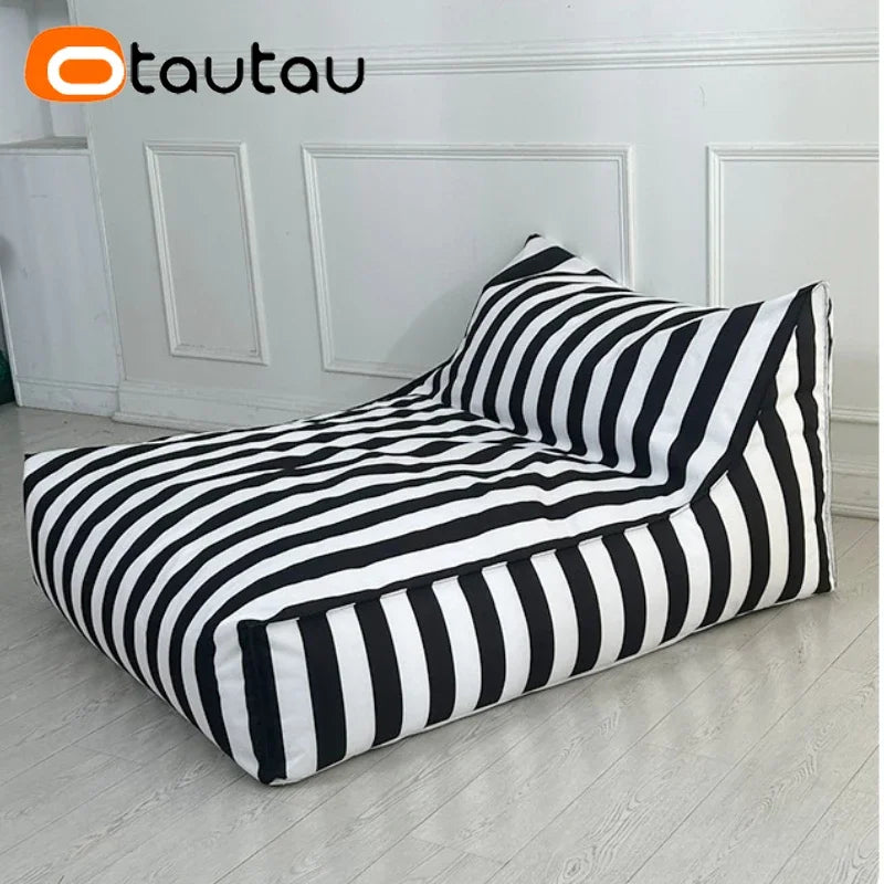 OTAUTAU Funda Impermeable Oxford para Puf Exterior, Tumbona Flotante SF343【¡No Incluye Relleno! ¡Necesita Comprar el Relleno por Separado!】