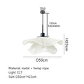 Lámpara colgante LED E27 estilo Wabi Sabi con cuerda de cáñamo, luces cálidas para sala de estar, dormitorio, restaurante, iluminación de decoración del hogar