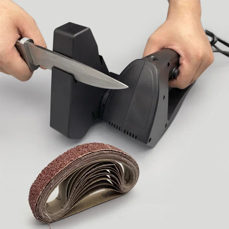 Afilador de cuchillos eléctrico profesional, amoladora, bandas de lijado, máquina de afilar de cocina, sistema de pulido, herramientas de carpintero, NOVEDAD 2022