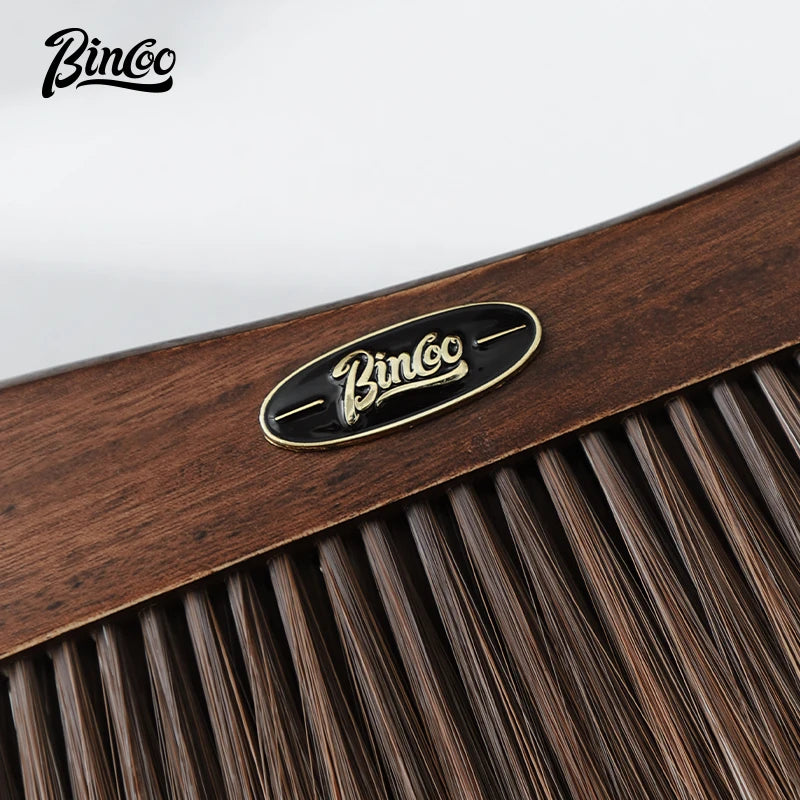 Bincoo Coffee Grinde Machine Cleaning Brush Vintage Solid Wood Brush Professional Home Barista Clean Tool Cafe Accessories