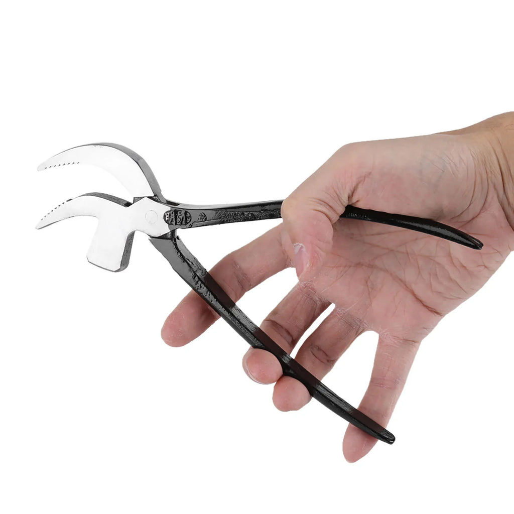 Alicates de zapatero de acero 45# para calzado, herramienta de bricolaje de artesanía de cuero, alicates de zapatero con forma de pico, alicates para artesanía de cuero