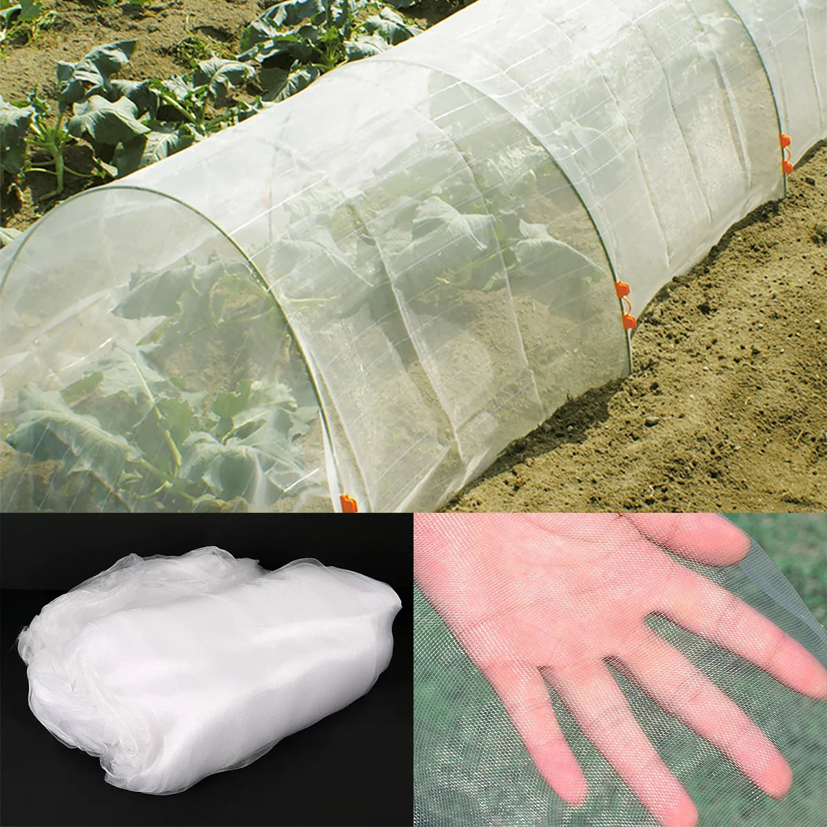 Red de Protección contra Insectos para Jardín, Cubierta Protectora de Plantas, Verduras y Frutas, Control de Pequeñas Plagas y Aves, Suministros para Jardinería