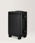 Carl Friedrik Carry-On Black Luggage Hard Shell Suitcase TSA Lock Spinner