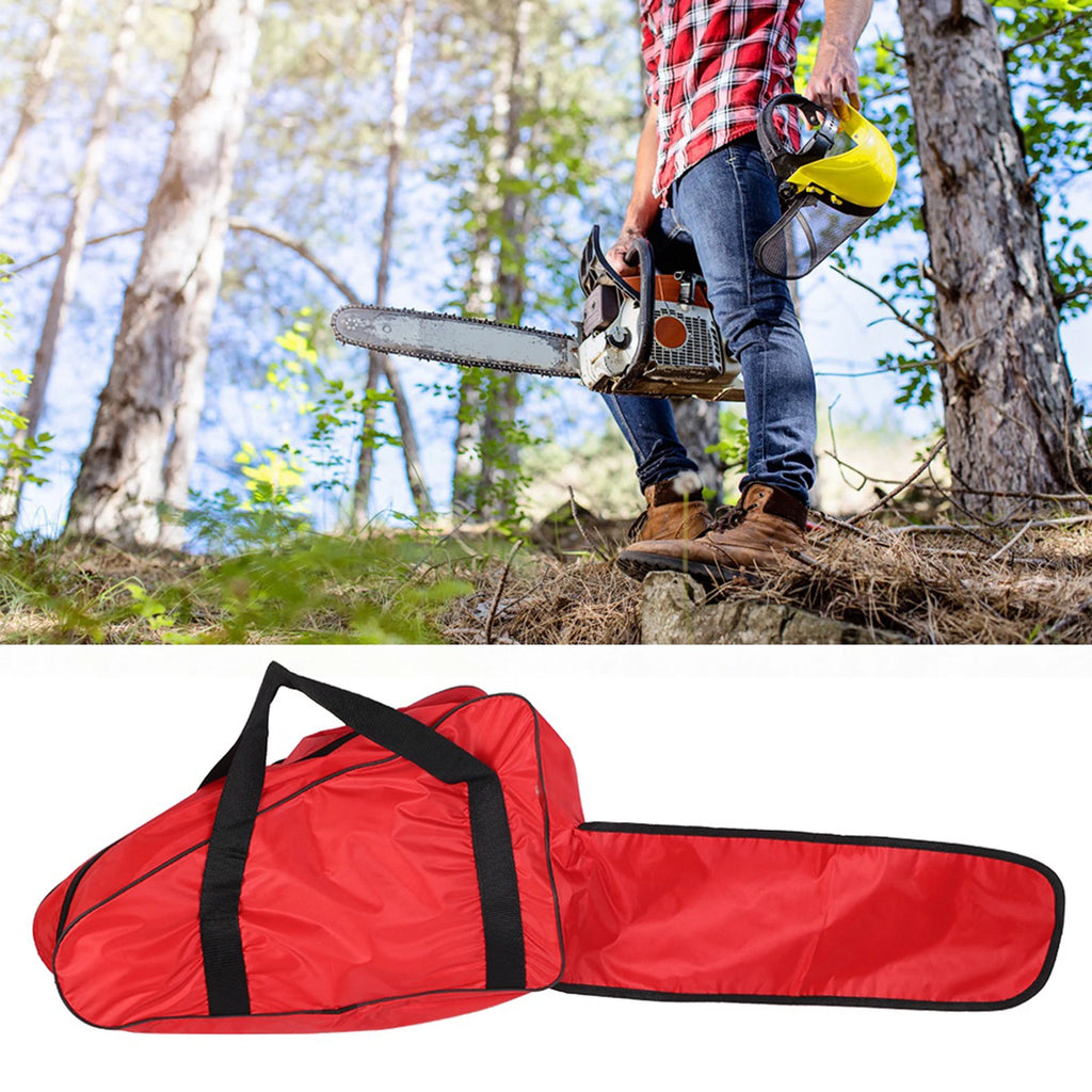 Bolsa de transporte para motosierra Contenedor para motosierra Tejido Oxford Bolsa portátil para motosierra Estuche de almacenamiento para motosierras de 12, 14 y 16 pulgadas