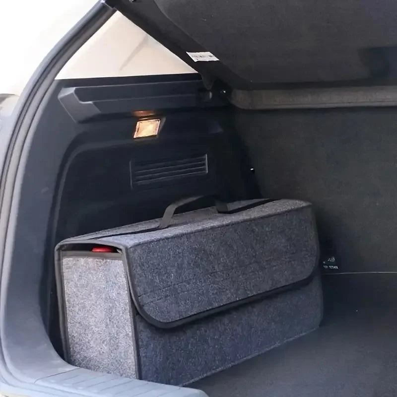 Bolsa de almacenamiento para maletero de coche, bolsa organizadora, organizador de maletero, gadget de coche, caja de almacenamiento plegable grande antideslizante, bolsa de herramientas de mano.