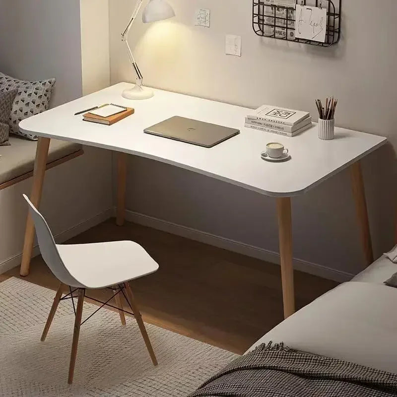 Escritorio de computadora ligero para estudiante, hogar, alquiler, dormitorio, escritorio, habitación, casa de alquiler simple, escritura, mesa de oficina, muebles de oficina