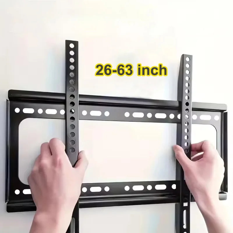 Soporte de pared universal para TV de 26 a 63 pulgadas, soporte de monitor ajustable de perfil bajo para TV, montaje en pared plano para monitor LCD LED
