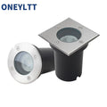 Free Shipping GU10 LED Underground Light Floor Lamp Outdoor Ground Spot Landscape Garden Path Buried Lamp for gu10 Bulb Casing