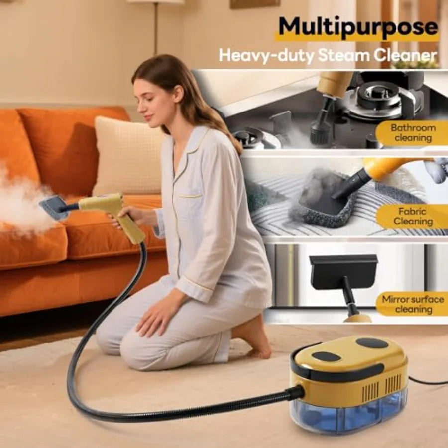 Vaporizador de mano 10s Calentamiento rápido Vaporizador de mano para limpieza Limpiador de vapor de alta presión 15 en 1 para el hogar y la cocina