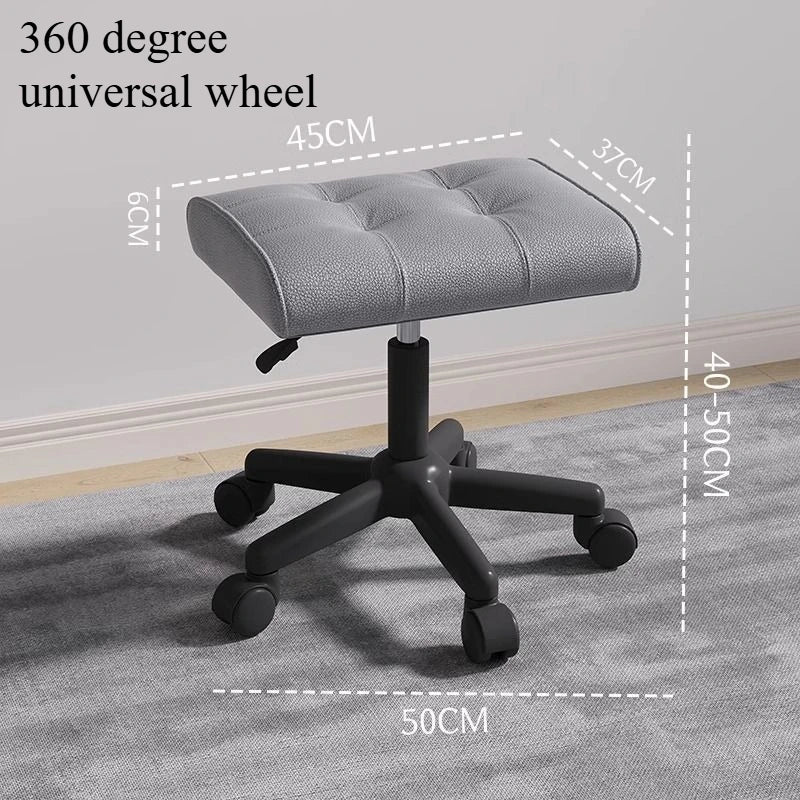 Reposapiés de altura ajustable para silla de oficina, elevador de pies debajo del escritorio con espuma viscoelástica, reposapiernas ergonómico para sofá de casa