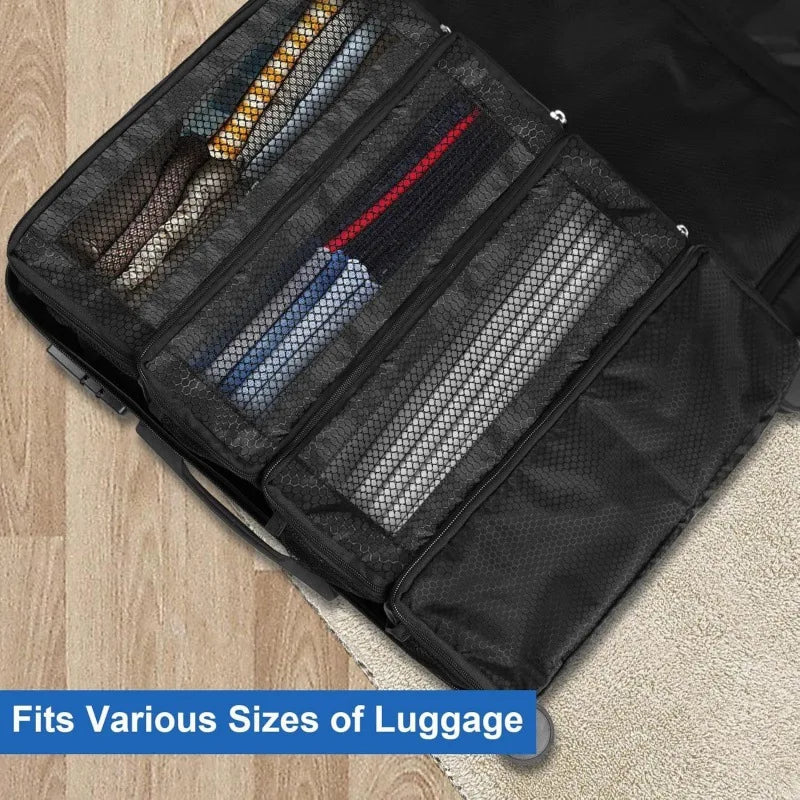 Bolsa de almacenamiento de ropa multifuncional plegable de gran capacidad, bolsa de almacenamiento de ropa colgante para armario, almacenamiento multicapa