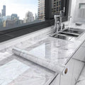 Papel pintado autoadhesivo de mármol de 55 cm, papel de contacto de vinilo, pegatinas de pared impermeables de PVC para sala de estar, cocina, película de decoración del hogar
