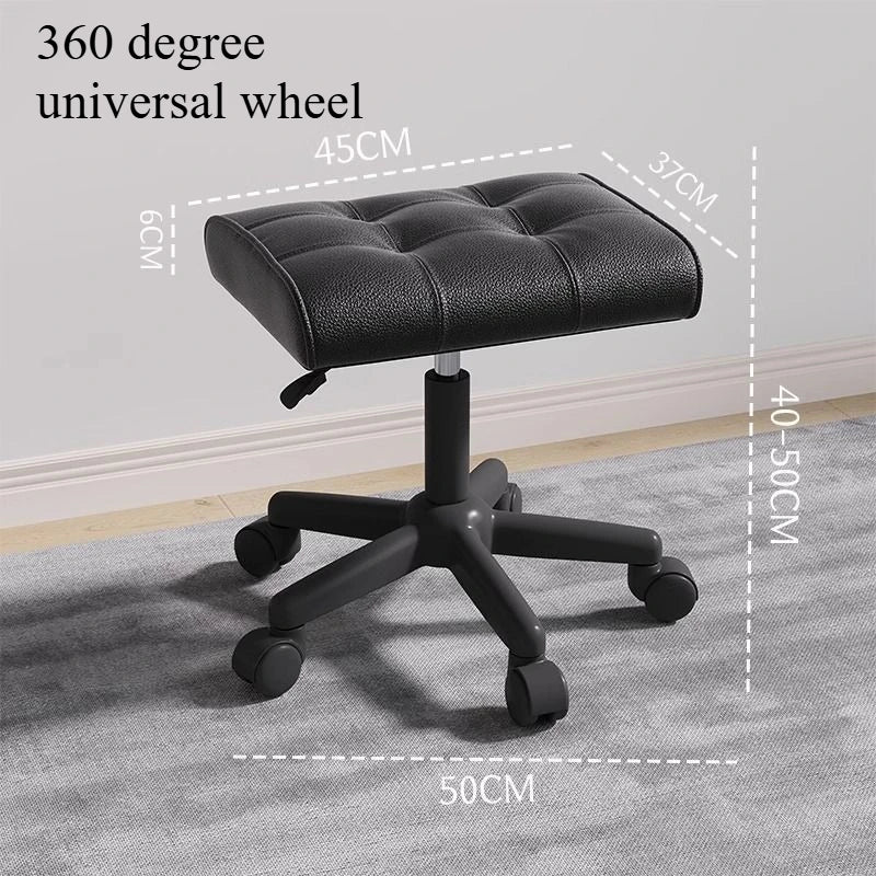 Reposapiés de altura ajustable para silla de oficina, reposapiés elevador debajo del escritorio con espuma viscoelástica, reposapiernas ergonómico para sofá de casa