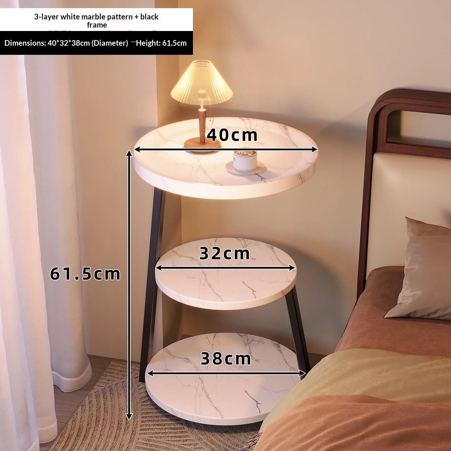 Mesita de noche moderna de madera, armario de mesita de noche, muebles de dormitorio, 2 cajones de almacenamiento, carga USB, muebles que ahorran espacio para el dormitorio