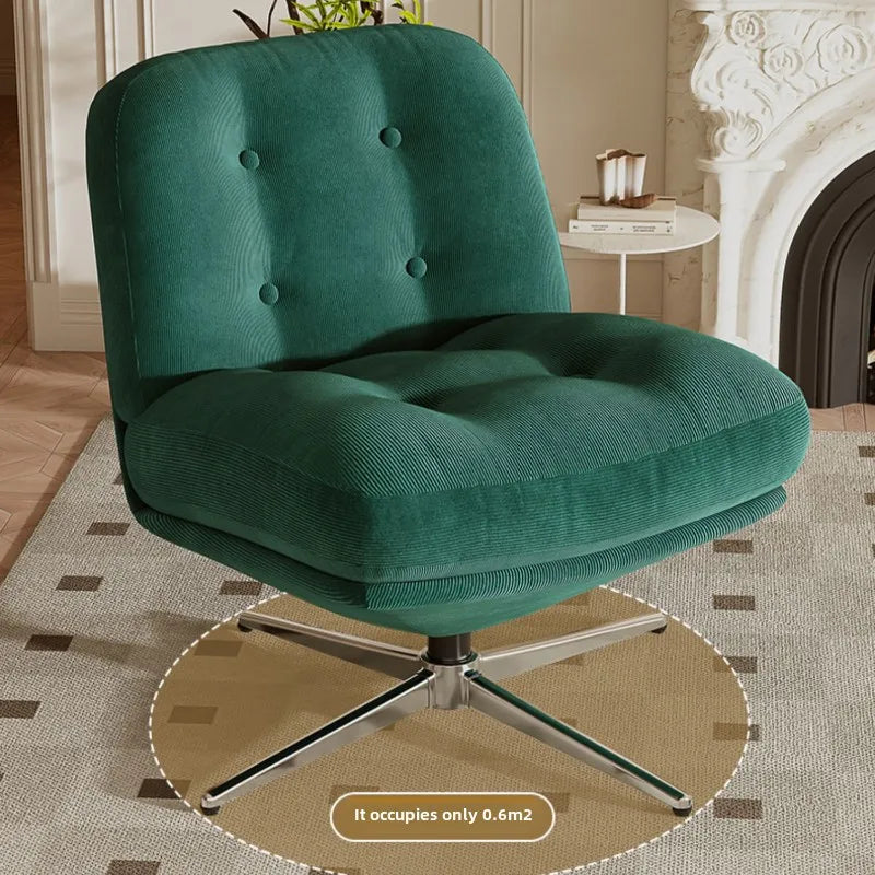 Sillón individual, lujo ligero, estilo medieval Bauhaus, sillón de ocio para sala de estar, sofá perezoso para dormitorio