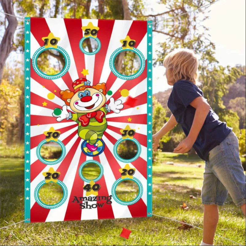 Divertido Juego de Bolsas de Frijoles Juguete Bolsas de Frijoles Seguras para Lanzar para Adultos Niños al Aire Libre Fiestas de Navidad Juegos de Carnaval Juguetes