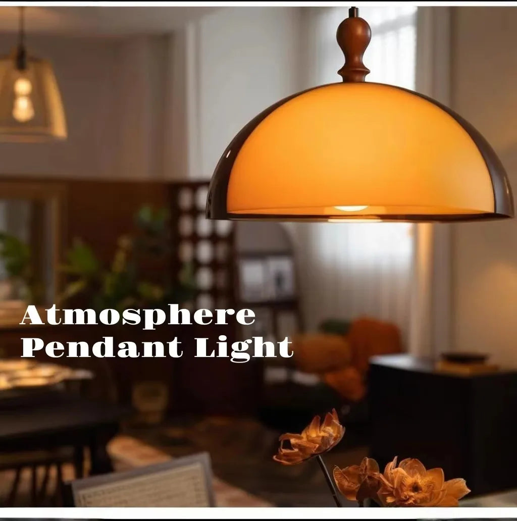 Lámpara colgante LED vintage francesa, lámpara de araña Bauhaus para encimera de cocina, bar, comedor, restaurante, cafetería, lámpara colgante redonda E27