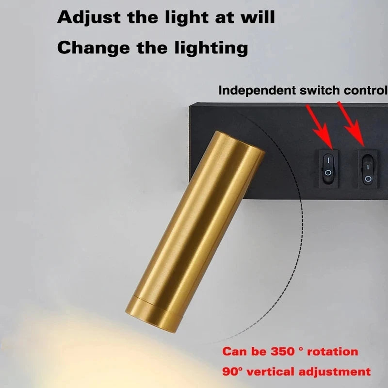 Lámparas de pared nórdicas modernas luces LED para habitación, decoración del hogar, lámpara de cabecera interior, lámparas de aplique de pared para sala de estar, sofá de fondo