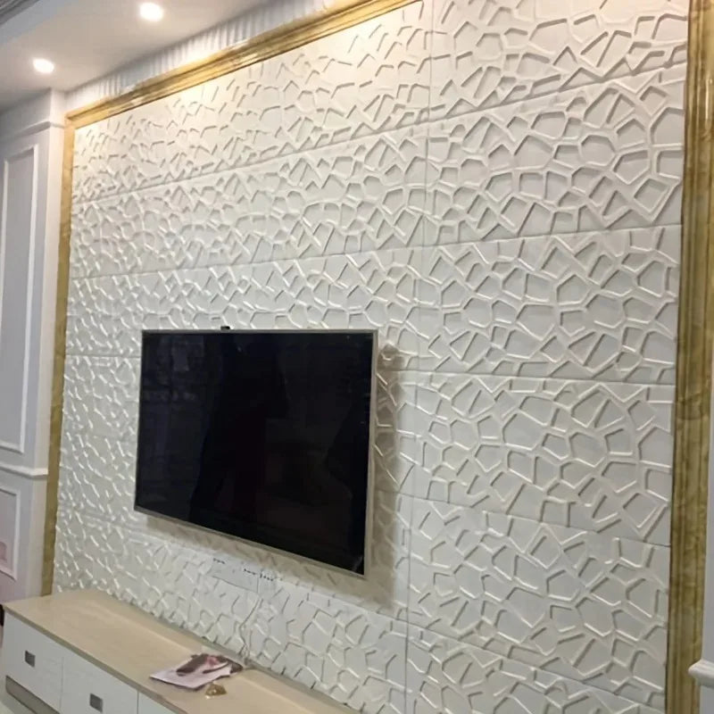 5-20 unidades 35*35cm Techo 3D Decoración Hogar Dormitorio Fondo Papel Tapiz Adhesivo Impermeable Pegatinas de Pared Anticolisión