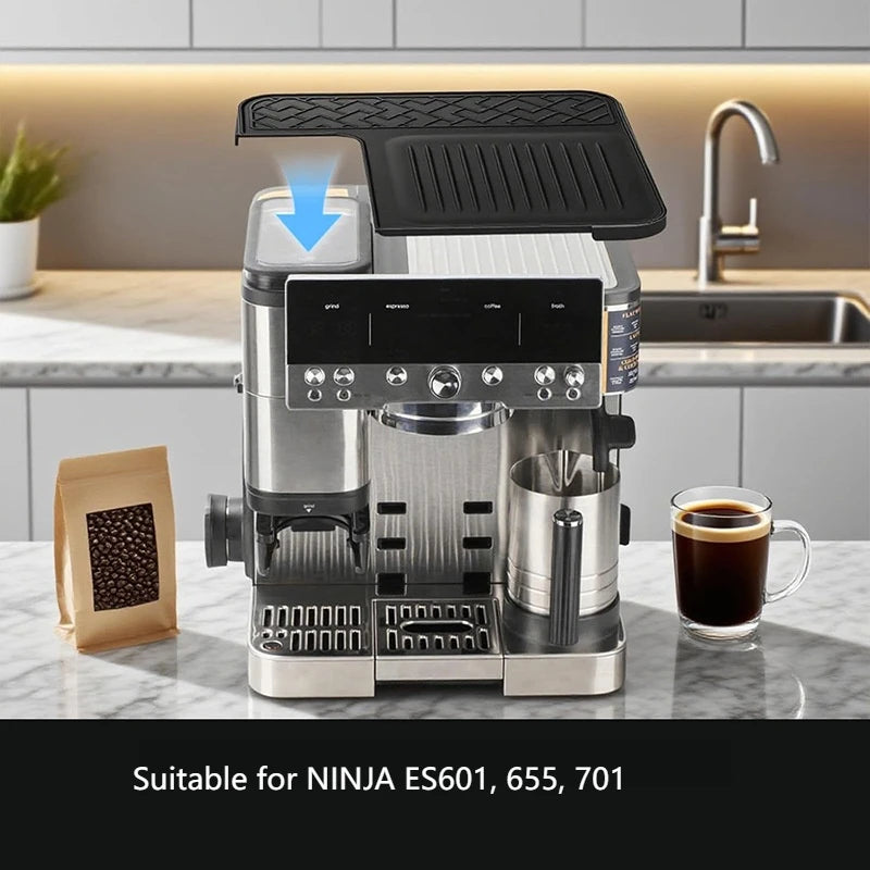 Para la cafetera Ninja ES601/655/701, alfombrilla para la cubierta superior, almohadilla protectora superior para café, almohadilla de aislamiento térmico, accesorios para cafetera