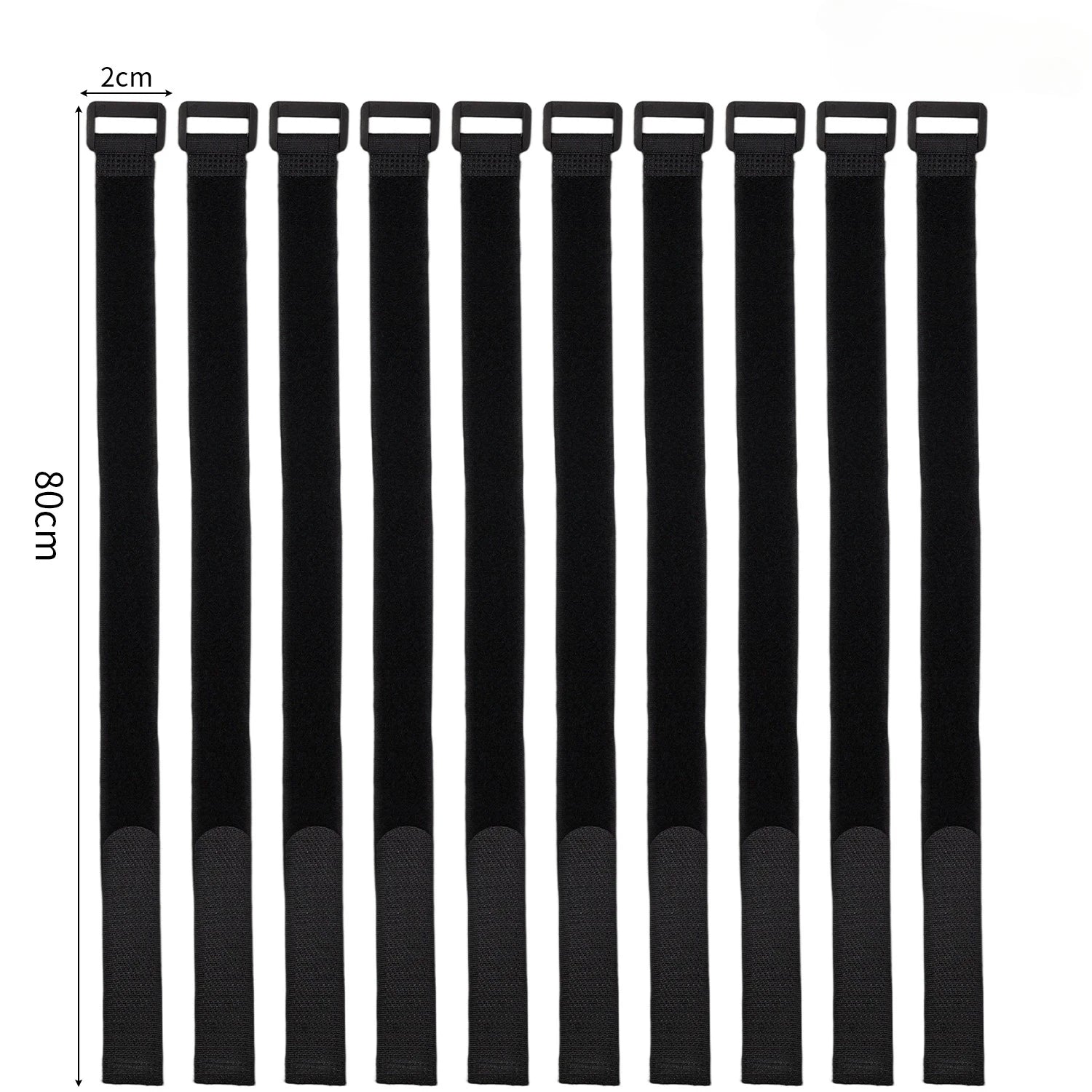 Reusable Hook & Loop Cable Ties - Adjustable Nylon Wire Fastener Straps for Securing Cord Management, Organizer DIY Cinch Straps