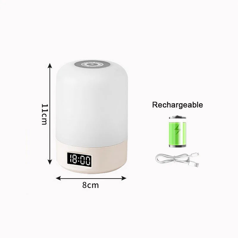 Led Night Lights Bedside Dimmable Charging Desktop Night Lamps Bedroom Bedside Lighting Decoration Touch Led Reading Table Lamp