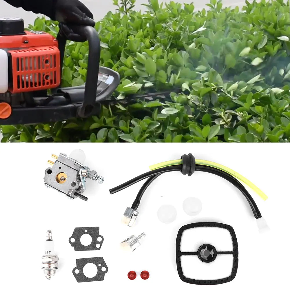Carburador Kit de carburador Cortasetos Kit de accesorios de carburador de aluminio para Echo HC1500 12520005962 para Zama C1U‑ K51