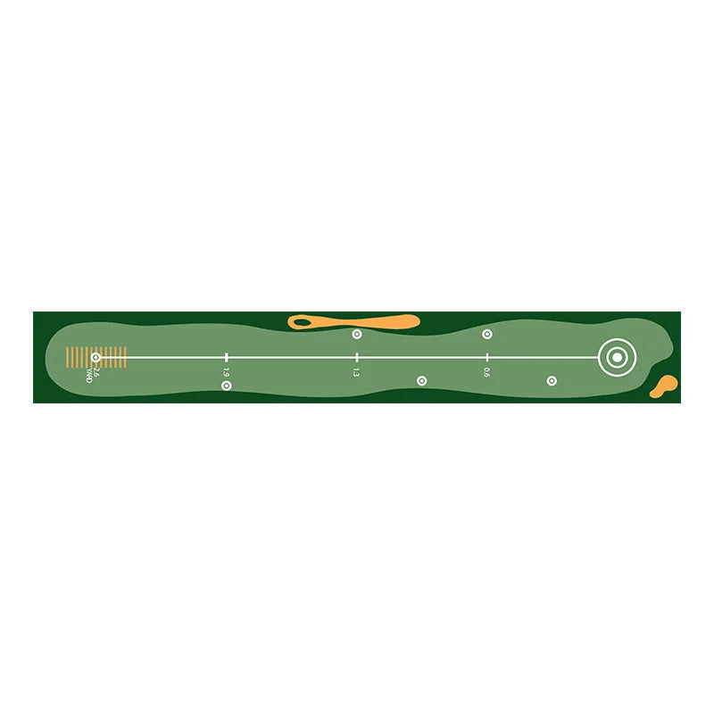 Tapete de golf para practicar putt en interiores y exteriores, alfombra de entrenamiento, almohadilla de calle de golf, lavable, antideslizante, 50x300cm JH1041
