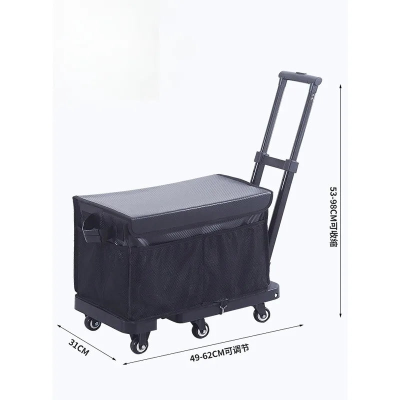 Carrito plegable portátil, carro de mano, carro de mudanza, carro de plataforma, carrito de compras