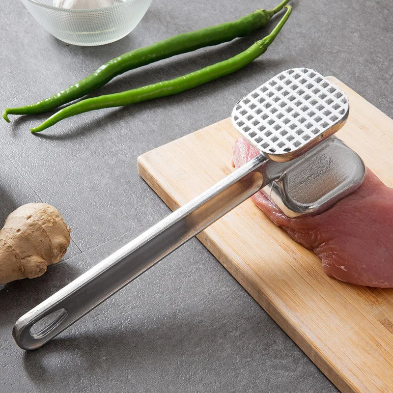 Gadget martillo de carne de doble cara, utensilios de cocina para carne de res, accesorios, gadgets, productos, herramientas, artículos para el hogar, comedor, bar