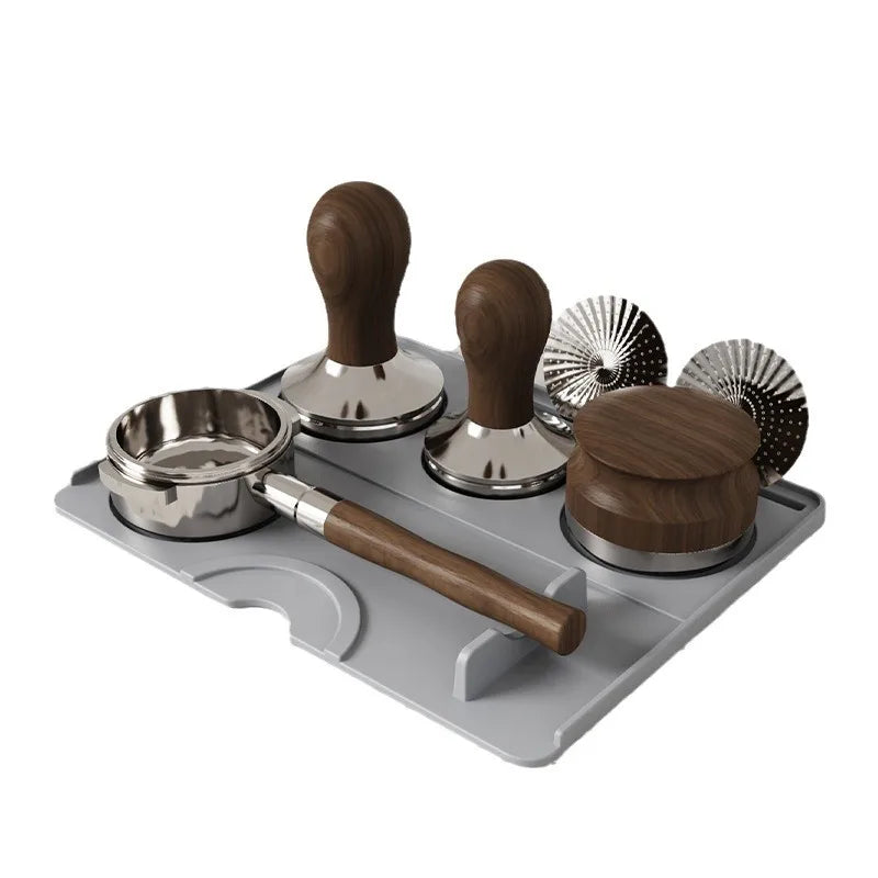 Espresso Tamping Mat Distributor Station Portafilter Silicone Pad  Espresso Maker Cafe Bar  Accessories Coffeeware Barista Tools