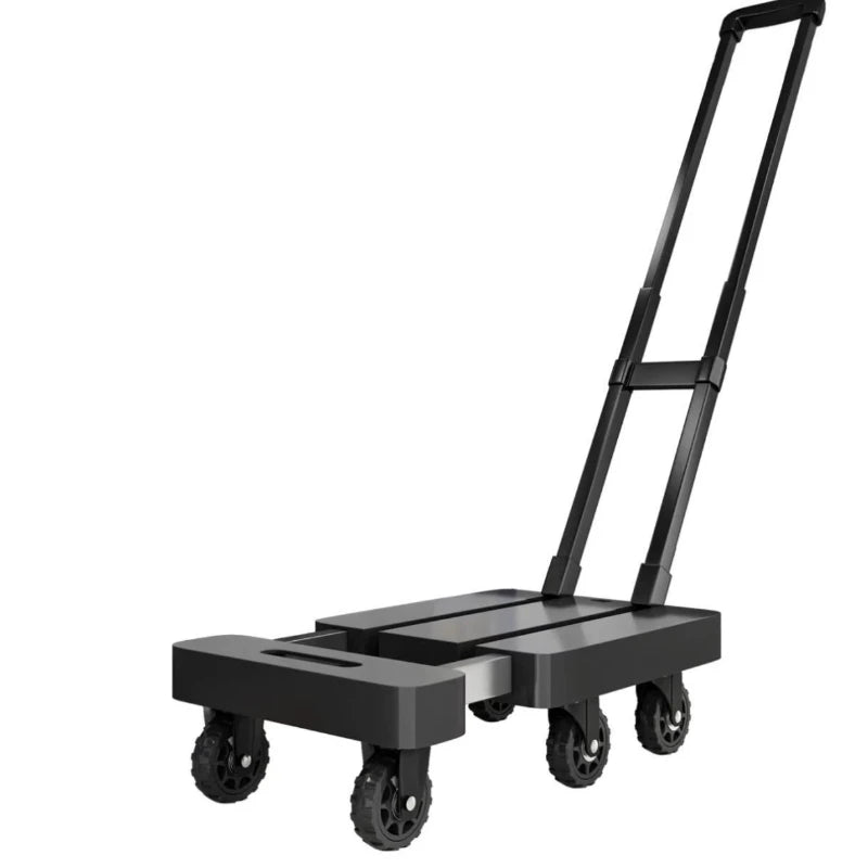 Folding Garden Wagon Heavy Duty Collapsible Utility Cart Portable Foldable Hand Truck Quiet Wheels All Terrain Grocery Camping