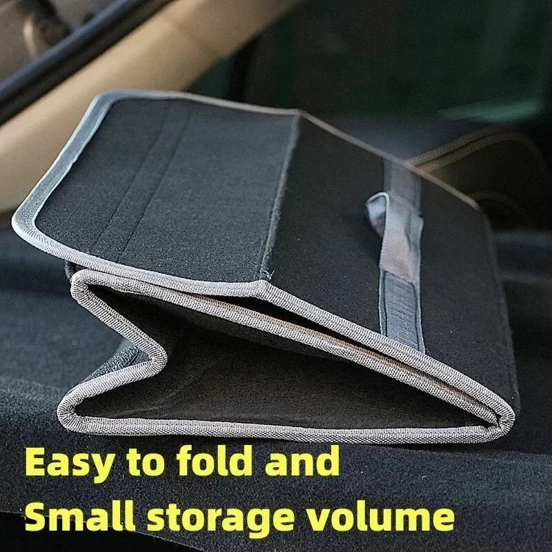 Bolsa de almacenamiento para maletero de coche, bolsa organizadora, organizador de maletero, gadget de coche, caja de almacenamiento plegable grande antideslizante, bolsa de herramientas de mano.