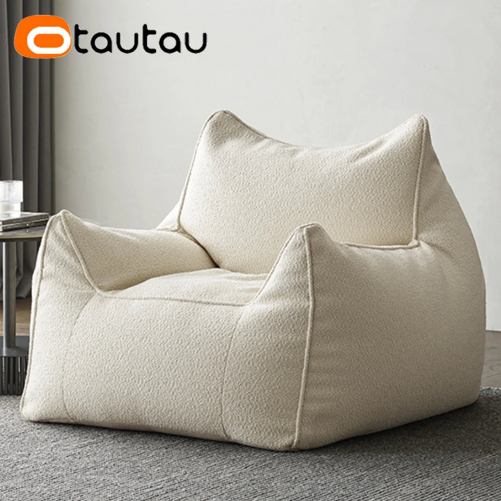 OTAUTAU Sofá Puf Funda Sin Relleno Exterior Impermeable Otomana Puf Salón Sillón Camping Jardín Playa Sofá SF114