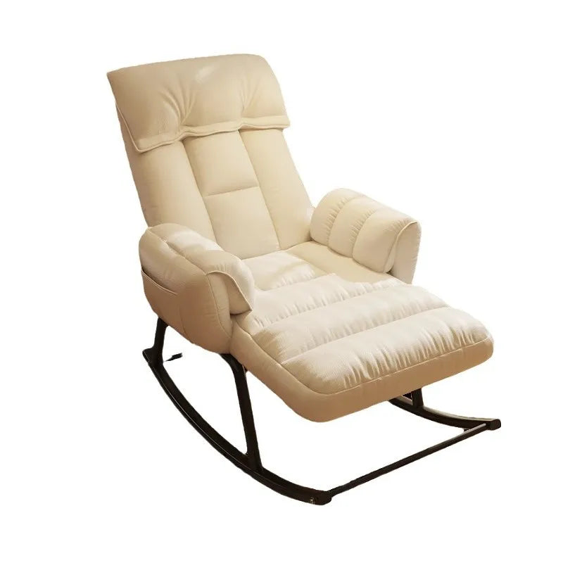Mecedora perezosa para el hogar, retro, balcón, silla reclinable plegable de ocio, sofá, silla de dormitorio, individual, para sentarse y tumbarse